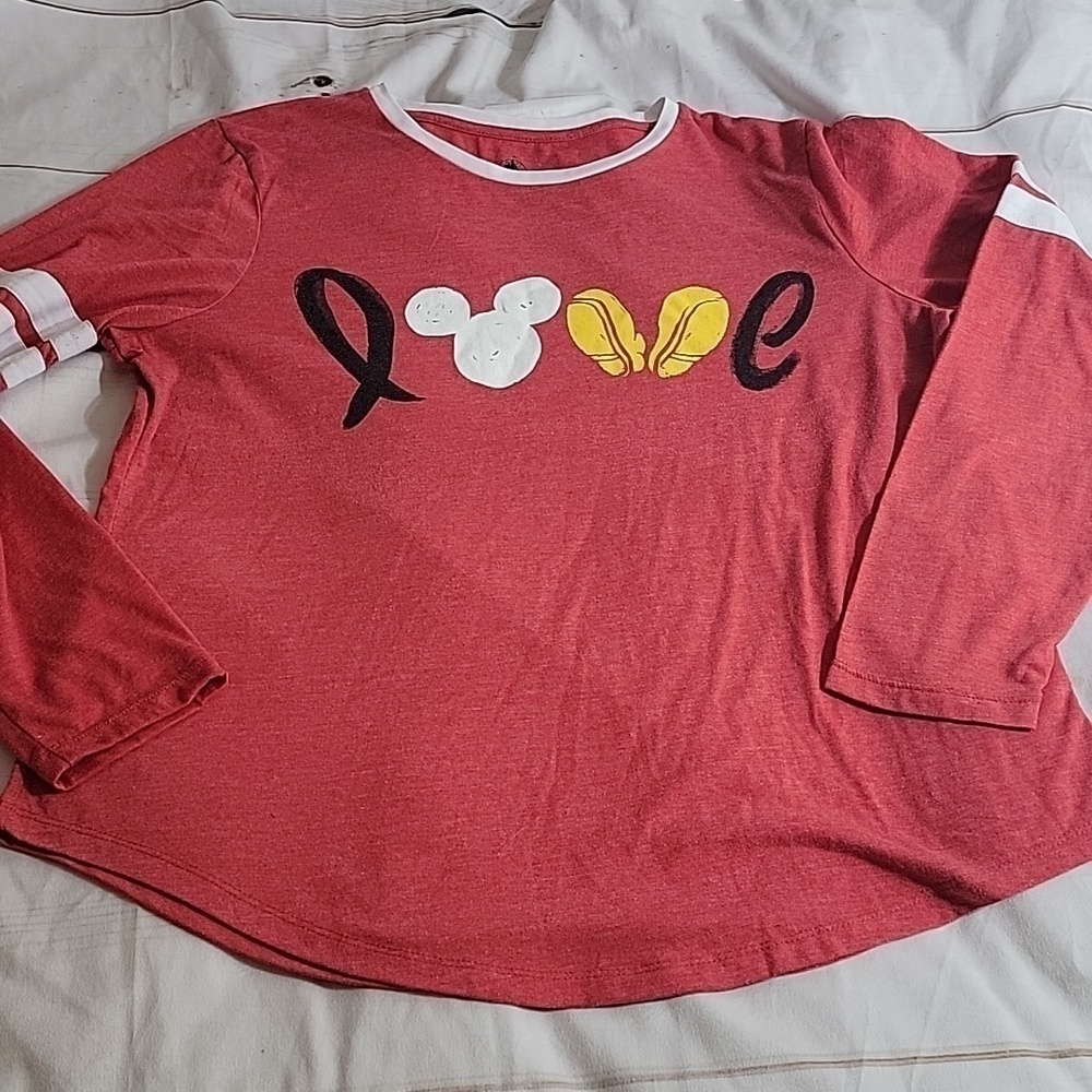 Disney Parks Mickey Mouse Love Long Sleeved Tee size XL
